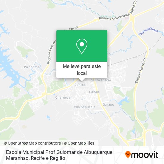Escola Municipal Prof Guiomar de Albuquerque Maranhao mapa