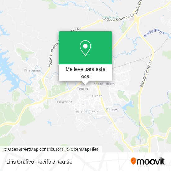 Lins Gráfico mapa