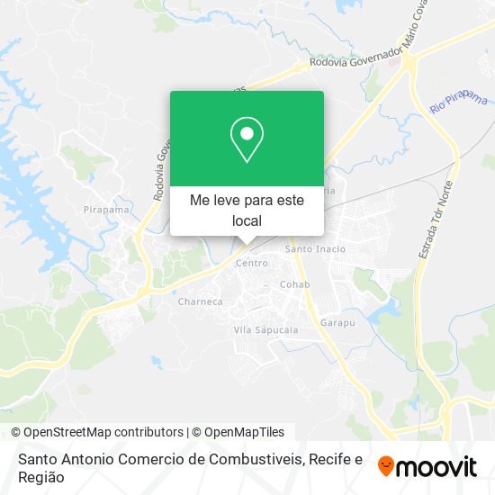 Santo Antonio Comercio de Combustiveis mapa