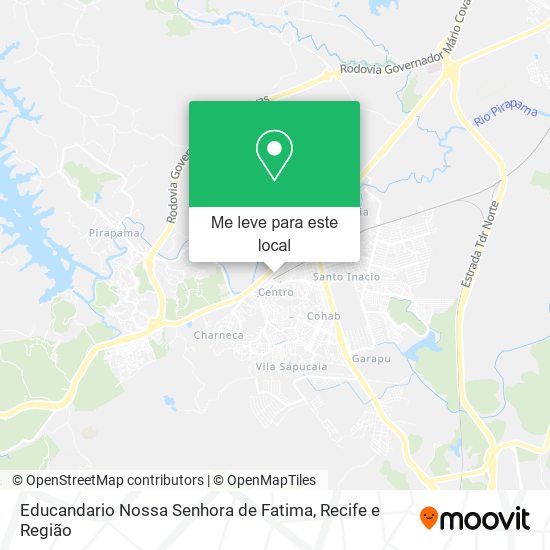 Educandario Nossa Senhora de Fatima mapa