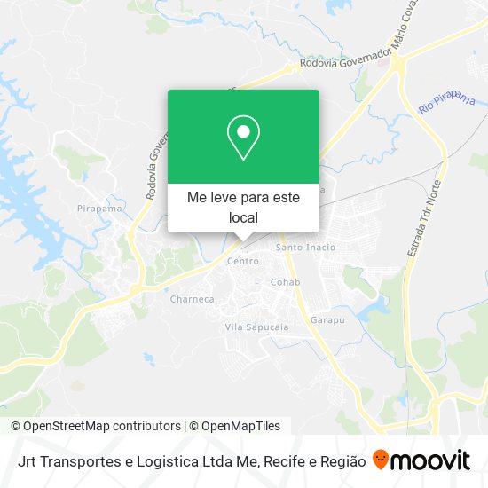 Jrt Transportes e Logistica Ltda Me mapa