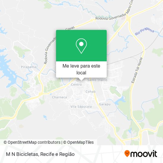 M N Bicicletas mapa
