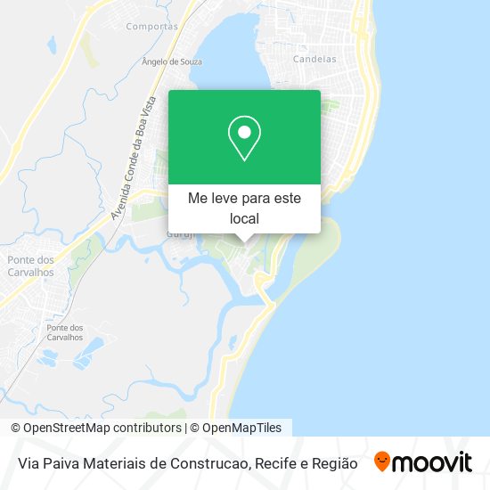 Via Paiva Materiais de Construcao mapa