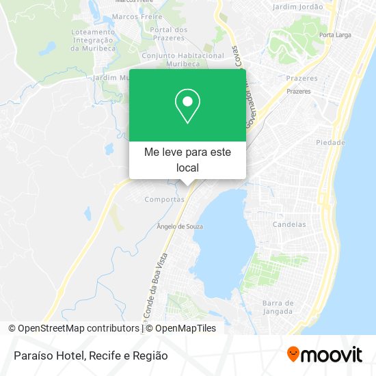 Paraíso Hotel mapa