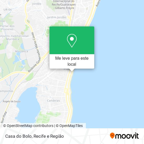 Casa do Bolo mapa