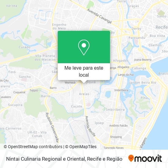Nintai Culinaria Regional e Oriental mapa