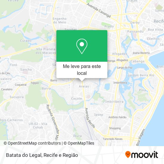 Batata do Legal mapa