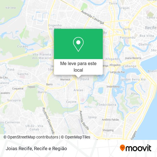 Joias Recife mapa