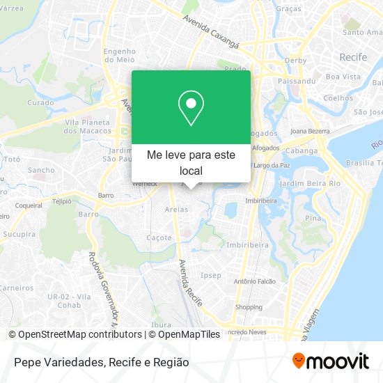 Pepe Variedades mapa