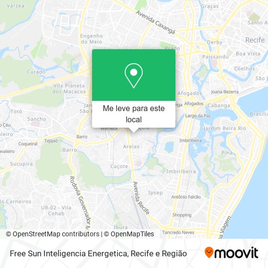 Free Sun Inteligencia Energetica mapa