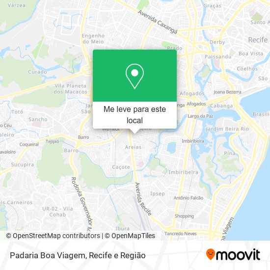 Padaria Boa Viagem mapa