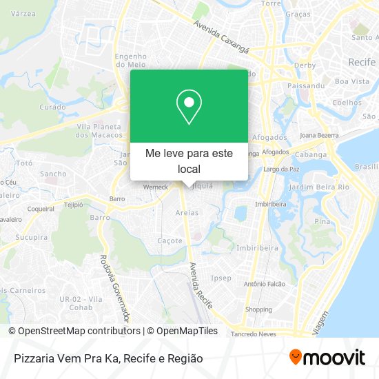 Pizzaria Vem Pra Ka mapa