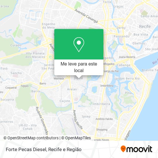 Forte Pecas Diesel mapa