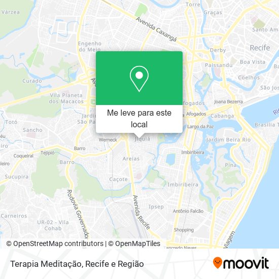 Terapia Meditação mapa