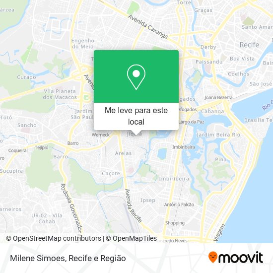 Milene Simoes mapa