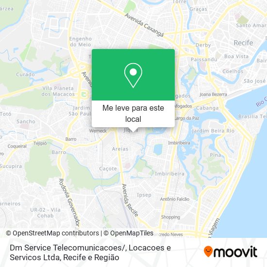 Dm Service Telecomunicacoes / , Locacoes e Servicos Ltda mapa