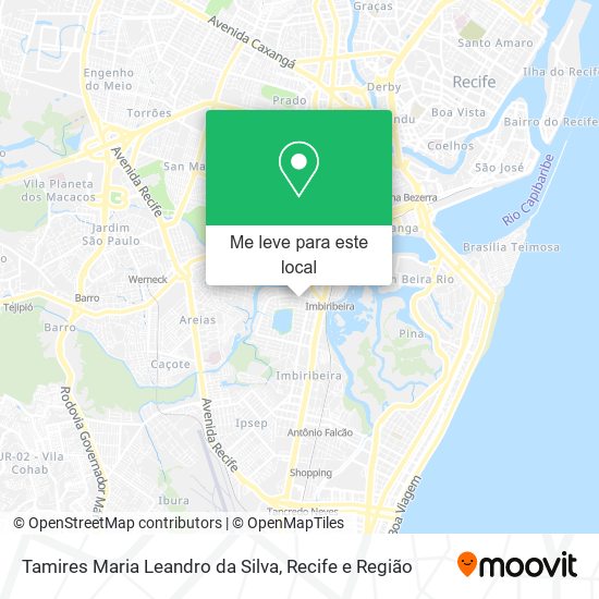Tamires Maria Leandro da Silva mapa