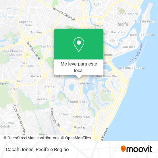 Cacah Jones mapa