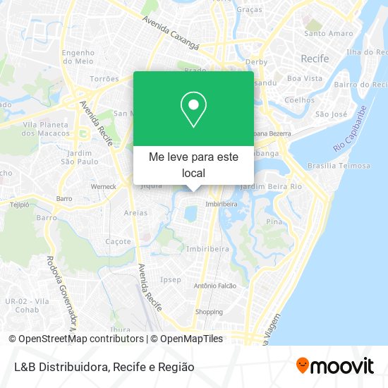 L&B Distribuidora mapa