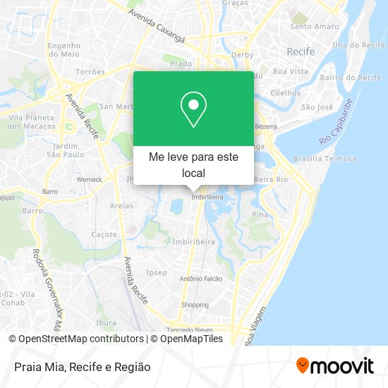 Praia Mia mapa