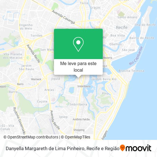 Danyella Margareth de Lima Pinheiro mapa