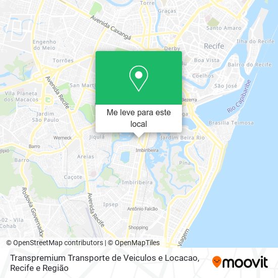 Transpremium Transporte de Veiculos e Locacao mapa