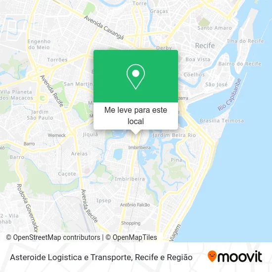 Asteroide Logistica e Transporte mapa