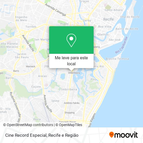 Cine Record Especial mapa