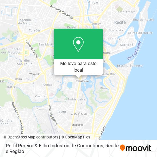 Perfil Pereira & Filho Industria de Cosmeticos mapa