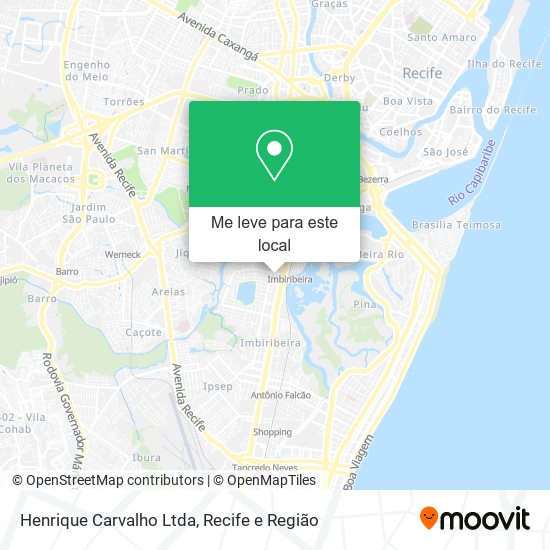 Henrique Carvalho Ltda mapa