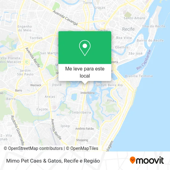 Mimo Pet Caes & Gatos mapa