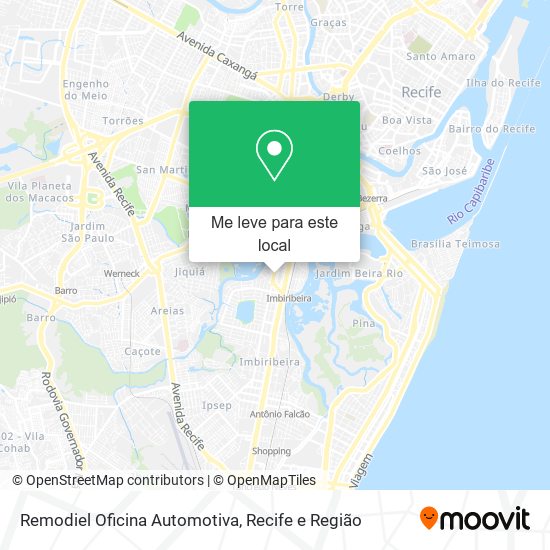 Remodiel Oficina Automotiva mapa