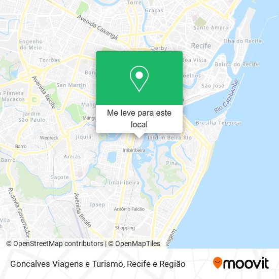 Goncalves Viagens e Turismo mapa