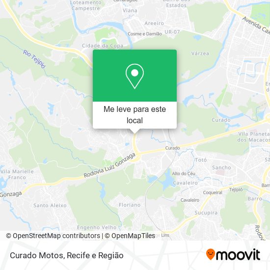 Curado Motos mapa