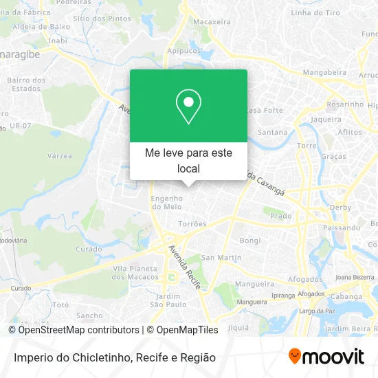 Imperio do Chicletinho mapa