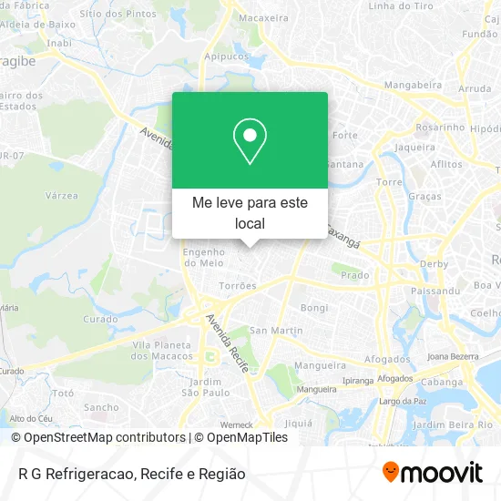 R G Refrigeracao mapa
