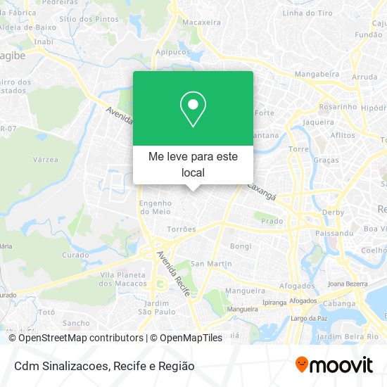 Cdm Sinalizacoes mapa