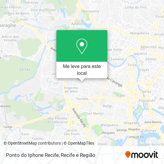 Ponto do Iphone Recife mapa