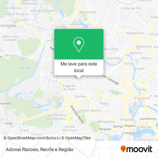 Adonai Racoes mapa