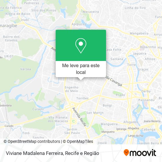 Viviane Madalena Ferreira mapa