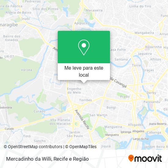 Mercadinho da Willi mapa
