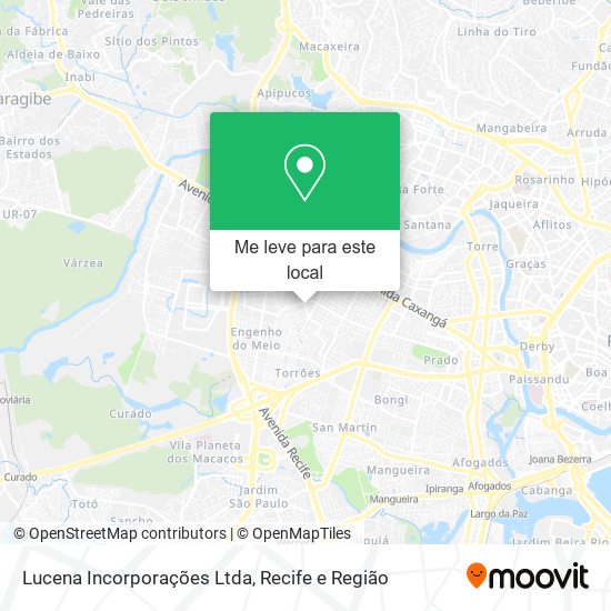 Lucena Incorporações Ltda mapa