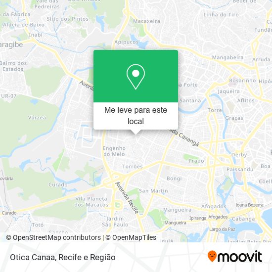 Otica Canaa mapa