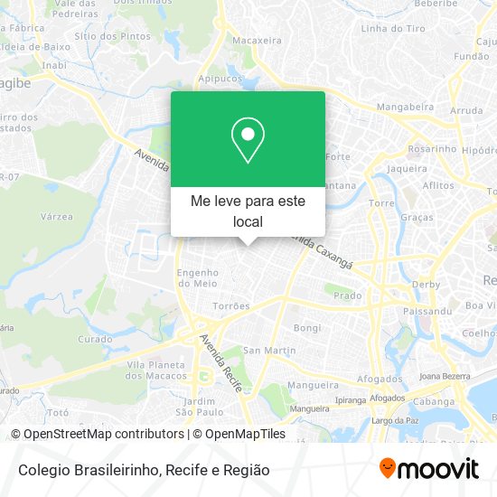 Colegio Brasileirinho mapa