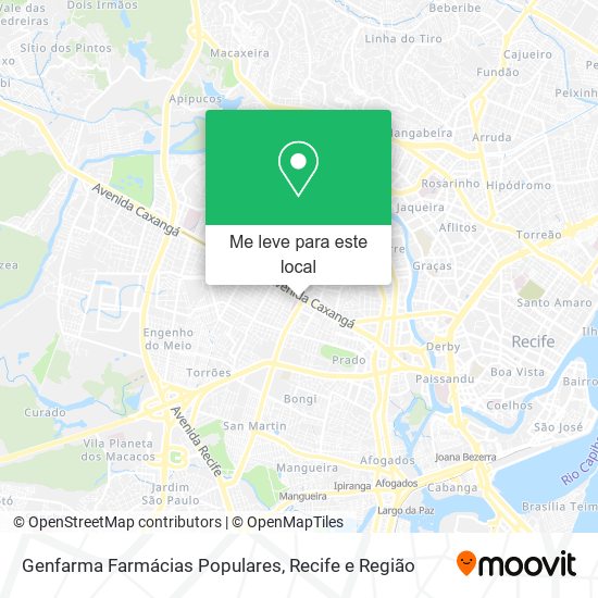 Genfarma Farmácias Populares mapa