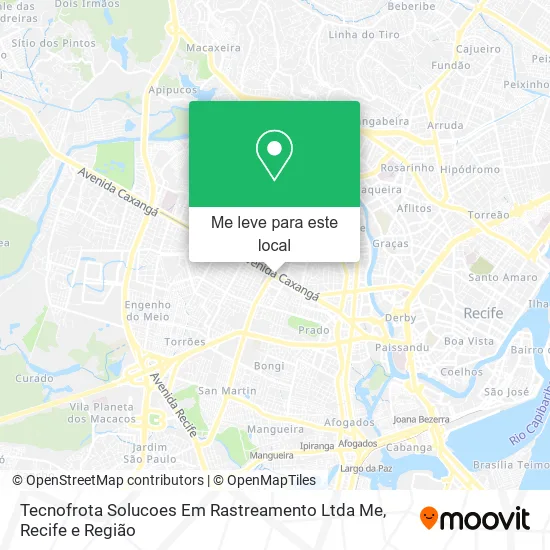 Tecnofrota Solucoes Em Rastreamento Ltda Me mapa