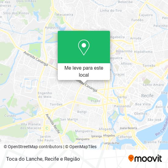 Toca do Lanche mapa
