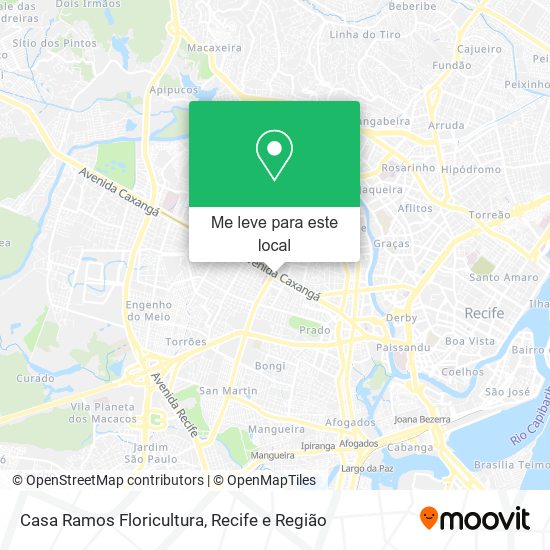 Casa Ramos Floricultura mapa