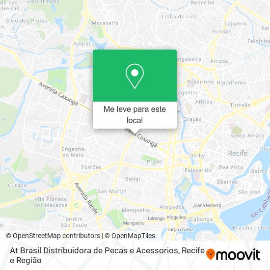At Brasil Distribuidora de Pecas e Acessorios mapa