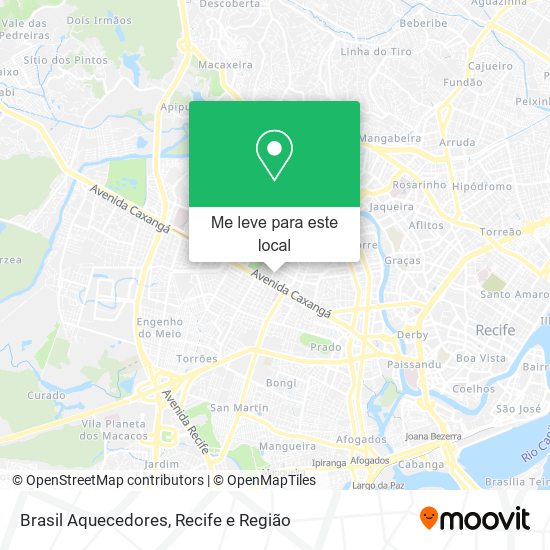 Brasil Aquecedores mapa